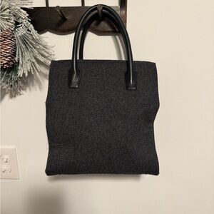 III State Wool Felt Grey Purse Tote Bag